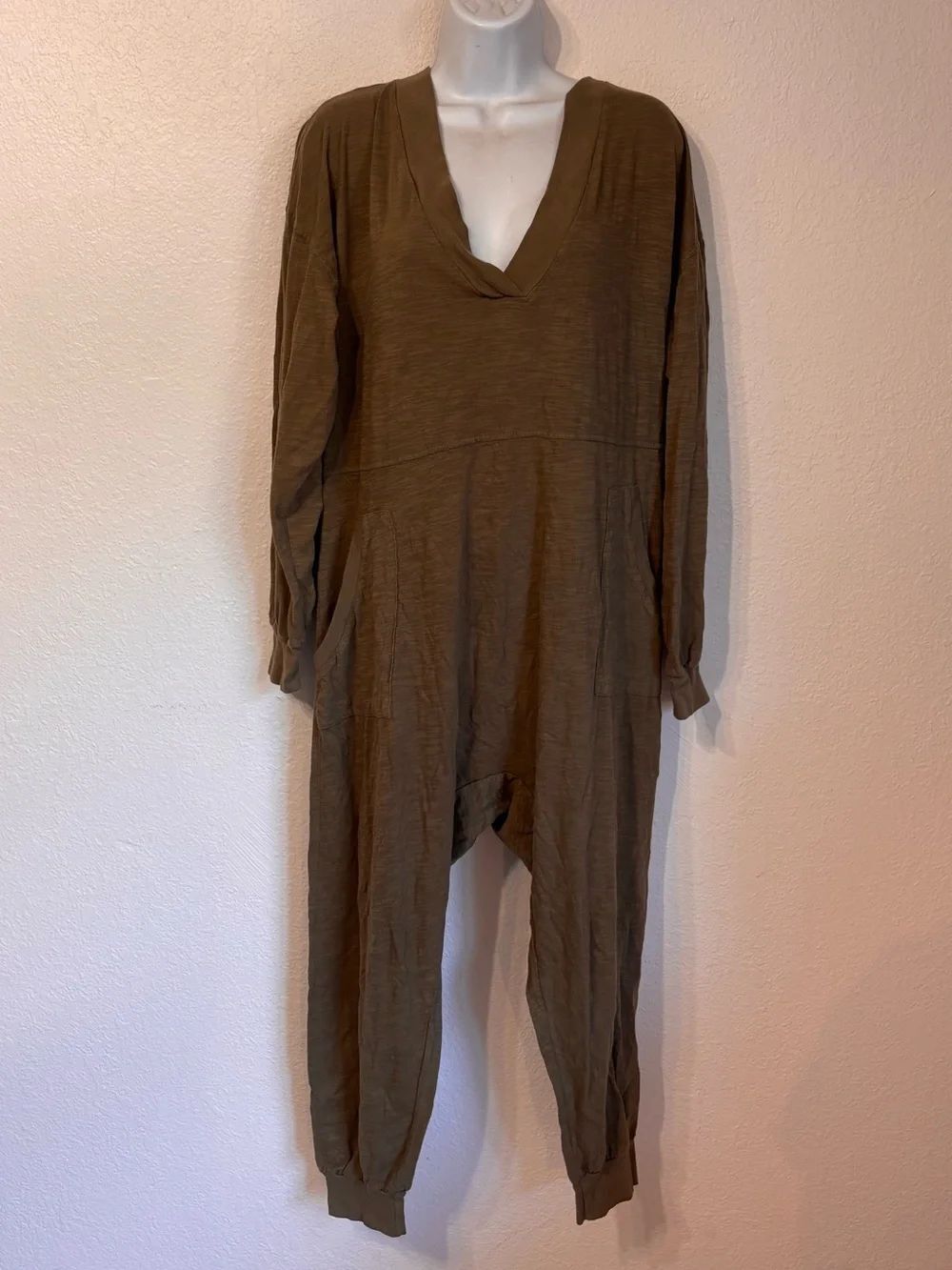 Natural Life Johnnie Cotton Oversized Jumpsuit Small
